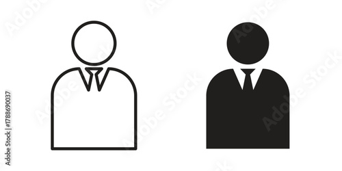 Admin icon, vector graphics collection. logotype graphic art design