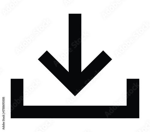download, download icon, arrow, down arrow, upload, data, transfer, file, save, storage, internet, web, symbol, icon, graphic, design, illustration, black, white, computer, technology, digital, inform