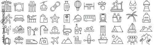 travel, resort, vacation, holiday, tourism, hotel, accommodation, leisure, recreation, transport, airplane, train, bus, car, luggage, passport, mountains, beach, swimming, skiing, snowboarding, food, 