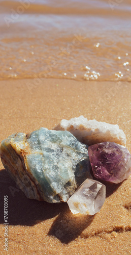 Minerals on the beach