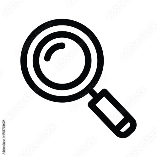 Magnifying glass for search and zoom
