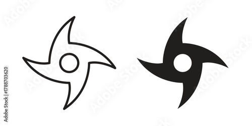 Hurricane icon, vector graphics collection. logotype graphic art design