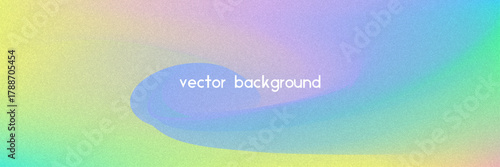 Noise Gradient Background. Abstract Grainy Bg In Pink, Purple And Blue Colors. Iridescent Hologram. Pearlescent Holographic Texture With Rainbow Foil. Summer Wall With Watercolor Dust Effect