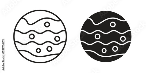 Mercury icon, vector graphics collection. logotype graphic art design
