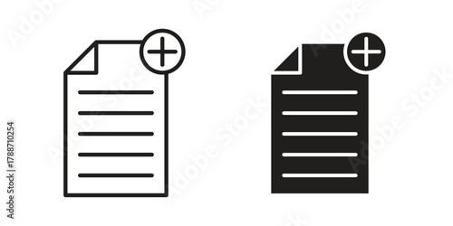 Prescription icon, vector graphics collection. logotype graphic art design
