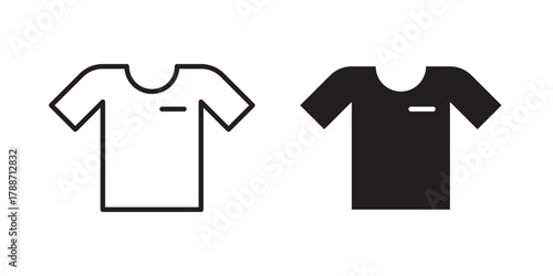 Shirt icon, vector graphics collection. logotype graphic art design