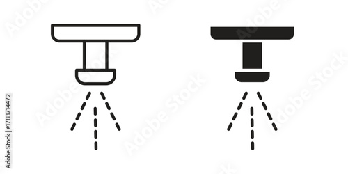 Sprinkler icon, vector graphics collection. logotype graphic art design