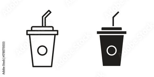 Swoosh Cup icon, vector graphics collection. logotype graphic art design