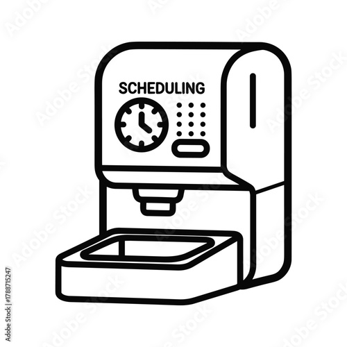 Automatic pet feeder with scheduling function and clock display