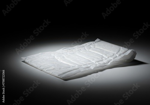 A white disposable underpad designed for maximum absorption and surface protection during caregiving routines and changing activities, quilted, plastic, healthcare