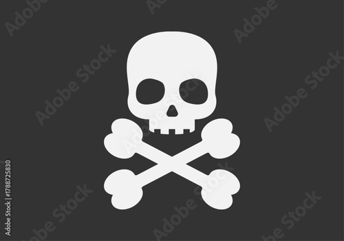 Símbolo de calavera y tibias cruzadas, Pirata.