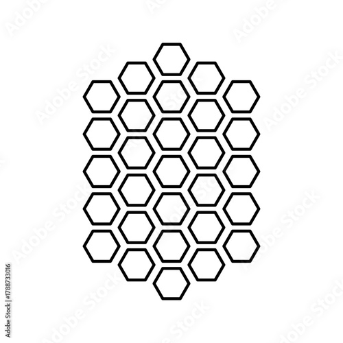 honeycomb icon vector honeycomb illustration