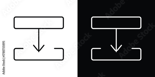 Diagram next icon line vector illustration. vector graphics