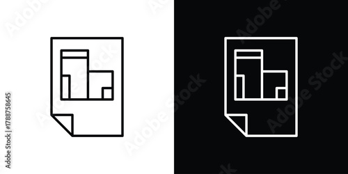 Floor plan icon line vector illustration. vector graphics