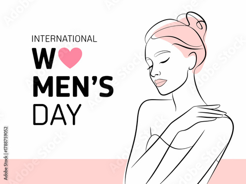 An artistic portrayal of a woman celebrating International Women's Day, symbolizing empowerment, beauty, and the significance of women's contributions to society and culture.