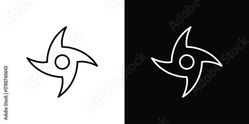 Hurricane icon line vector illustration. vector graphics