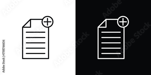Prescription icon line vector illustration. vector graphics