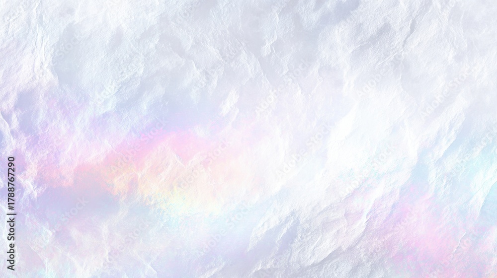 Fototapeta premium Soft colorful cloud formations fill the sky reflecting light like a dreamy canvas during midday.