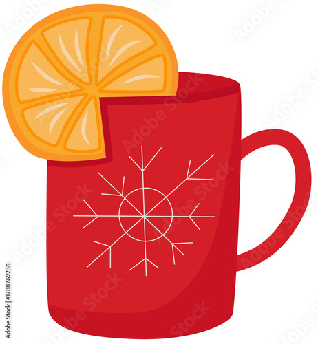 Traditional holiday decoration for Christmas Advent market. Hand drawn illustration isolated on white background Xmas Cozy Aesthetic vibes.