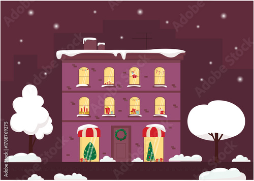 Traditional holiday decoration for Christmas Advent market. Hand drawn illustration isolated on white background Xmas Cozy Aesthetic vibes.