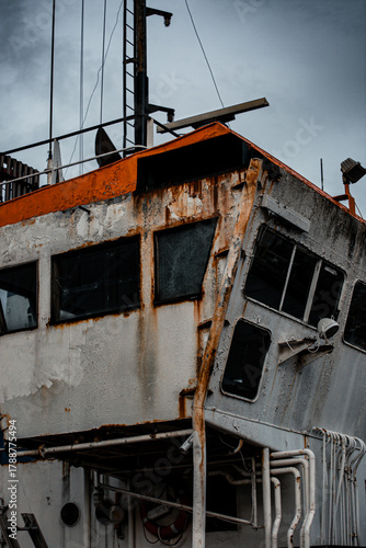 old abandoned boat