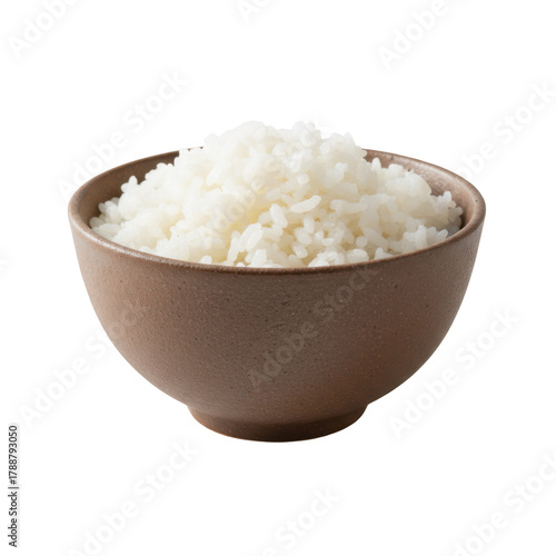 Wallpaper Mural Bowl of fluffy white rice on a minimalist, creating an elegant and inviting food presentation Torontodigital.ca