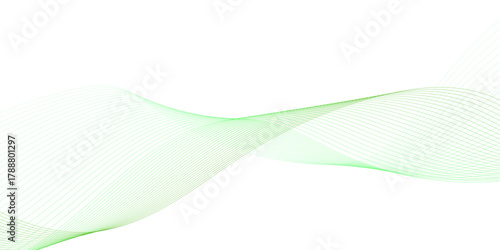 Abstract colorful wave and curve lines with technology background. Abstract frequency sound wave technology and science background. Wavy banner, template design Colorful wave technology voice line on	