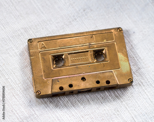 goldene Musikkassette