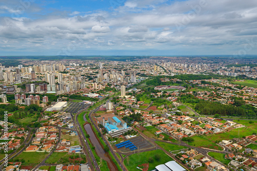 Vista aérea de Ribeirão Preto