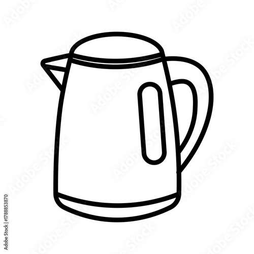 water heater or kettle icon vector