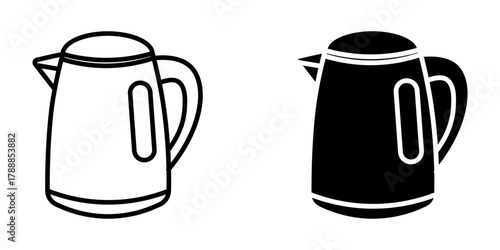 water heater or kettle icon vector