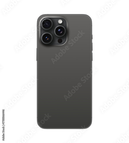 Obraz na płótnie iPhone 15 Pro Max Natural Titanium back view