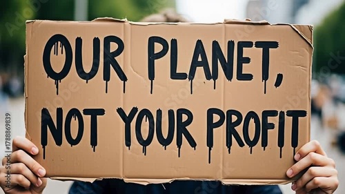 Sign of environment protection for the concept of planet preservation.