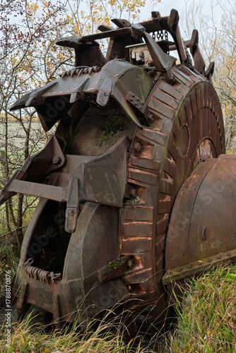 Old Rusty Quarry Machine