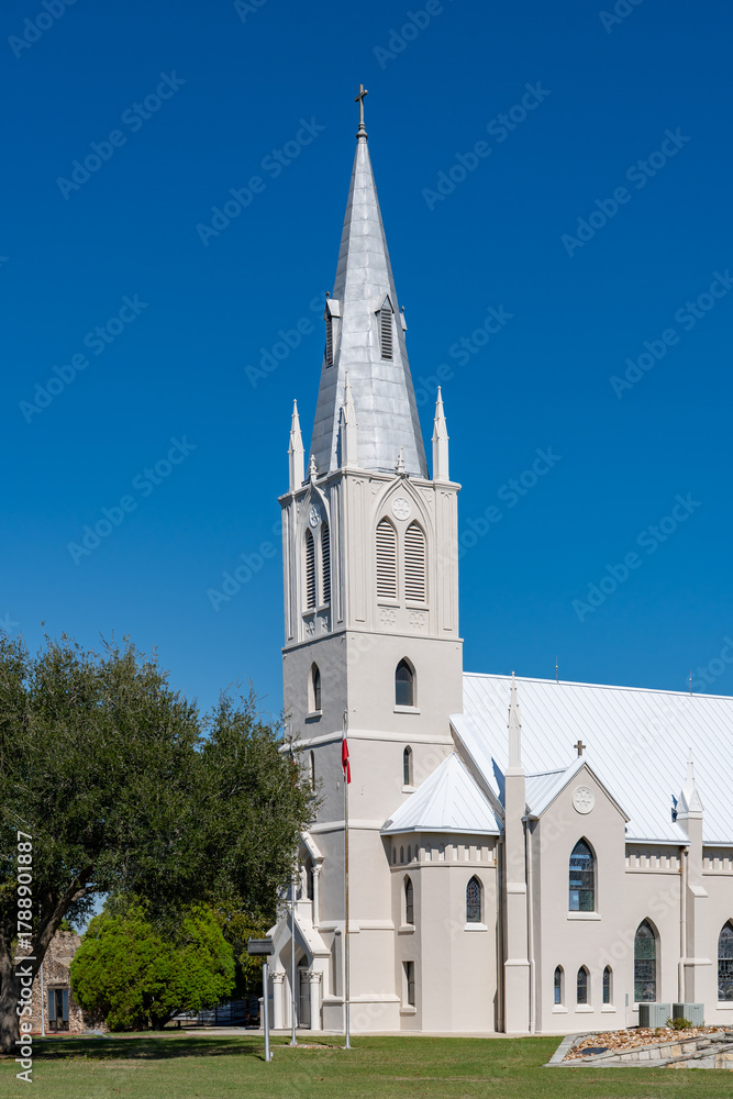 Obraz premium Nativity of the Blessed Virgin Mary Catholic Church in Cestohowa, Texas