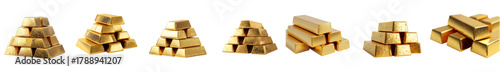 Stacks of glittering gold bars symbolize wealth, prosperity, and financial security, perfect for investment, banking, and economic growth visuals