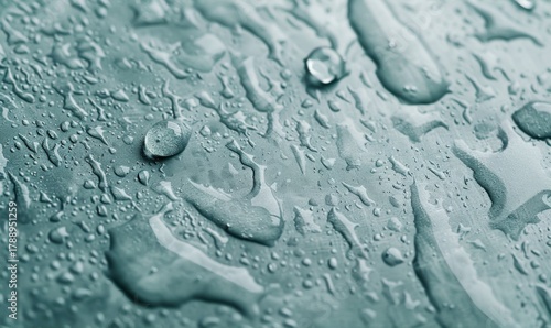 Water droplets on a smooth surface wetness and freshness background