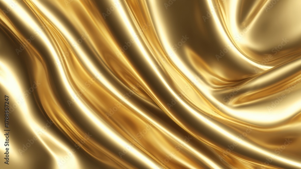 Fototapeta premium High-quality Metallic Gold Gradient Background With Luxurious Texture and Dynamic Light Reflections Perfect for Design Projects