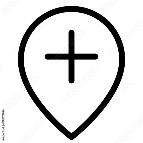 Add Location Pin Icon