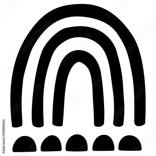 Arch Rainbow Monochrome 