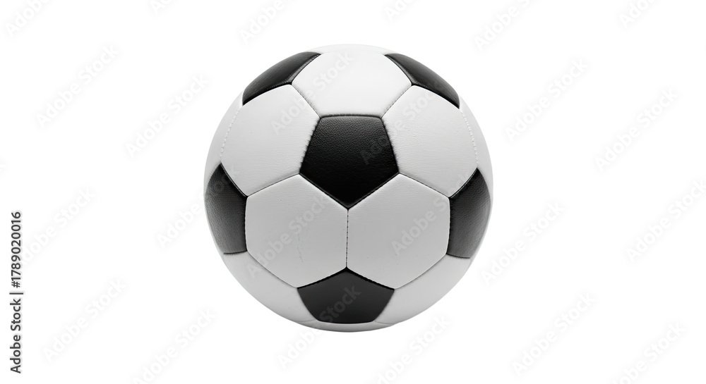 Fototapeta premium Classic Black and White Soccer Ball.