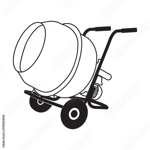 Cement and concrete mixer machine