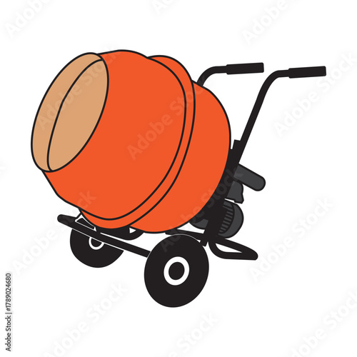 Cement and concrete mixer machine