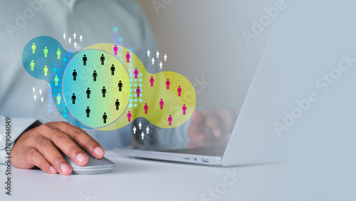 Fotografia Niche marketing and personalization concept