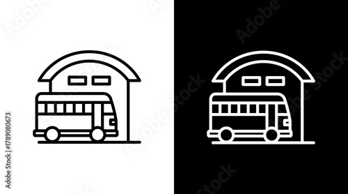Terminal  White Icon Set Design