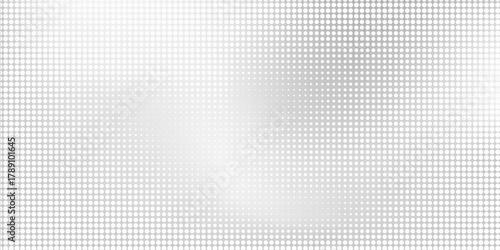 Silver dotted abstract foil background with metal mirror texture. Chrome gradient surface with light gloss modern abstract.Vector ilustration