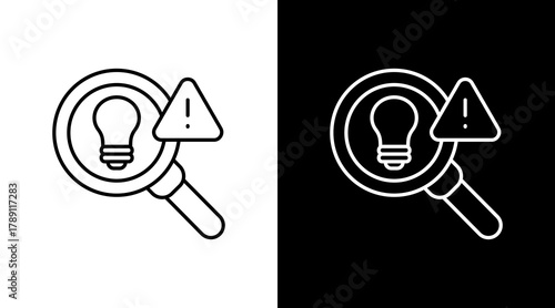 Problem Analysis  White Icon Set Design