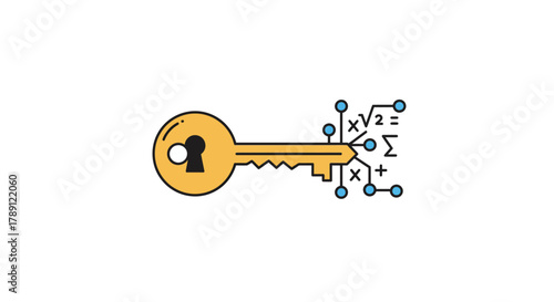 Digital Key Concept - Secure Access and Technological Advancement.