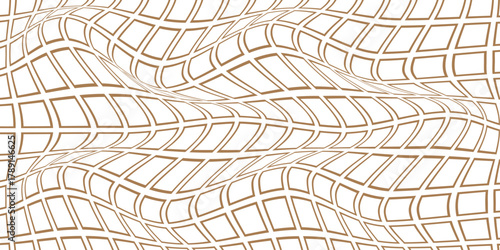 simple brown outline square wave pattern for banner poster background.