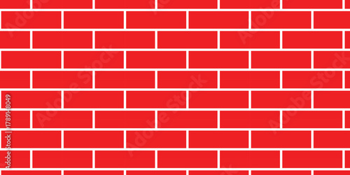 simple red brick wall pattern for banner poster background.